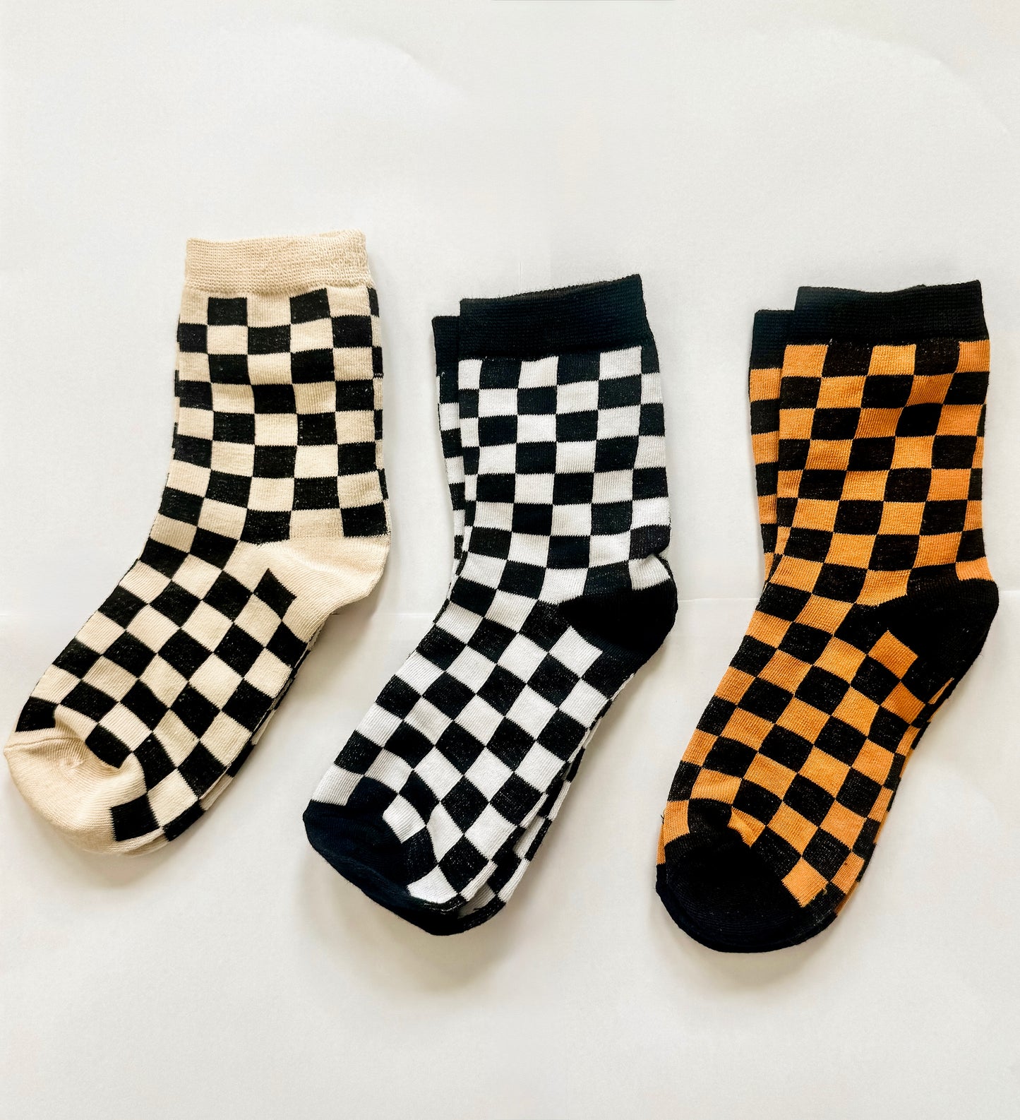 Checkered Bestie Socks